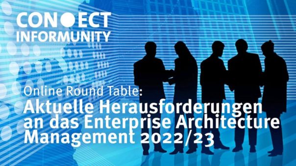 Online Round Table: Aktuelle Herausforderungen an das Enterprise Architecture Management 2022/23 (Konferenz | Online)