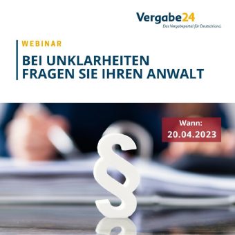 Bei Unklarheiten fragen Sie Ihren Anwalt (Webinar | Online)