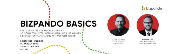 bizpando Basics: Lieferkettentransparenz für Einsteiger (Webinar | Online)