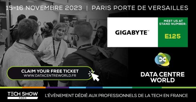 GIGABYTE at Data Centre World Paris 2023 to Showcase Immersion Cooling Total Solution (Ausstellung | Paris)