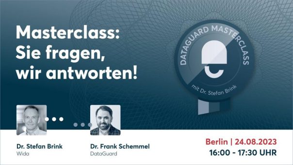 DataGuard Masterclass: Sie fragen, wir antworten! (Seminar | Berlín)