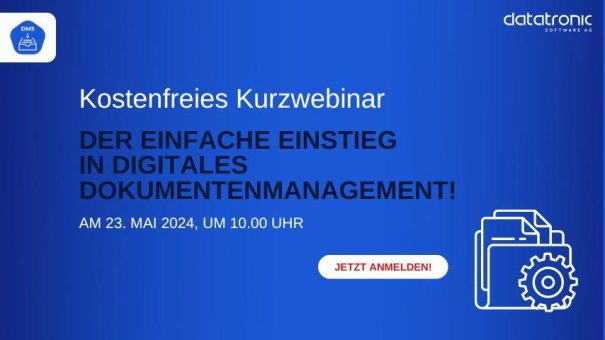 Der Einfache Einstieg in Digitales Dokumentenmanagement! (Webinar | Online)