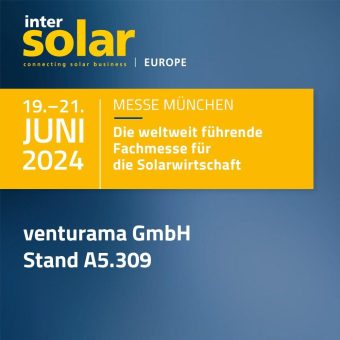 Besuchen Sie venturama Solar auf der Intersolar in München! (Messe | München)