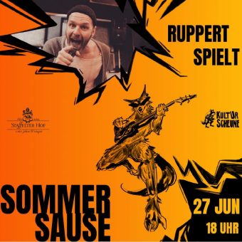 SommerSausen im Staffelter Hof starten mit Sven Ruppert am 27. Juni 2024 (Unterhaltung / Freizeit | Kröv)
