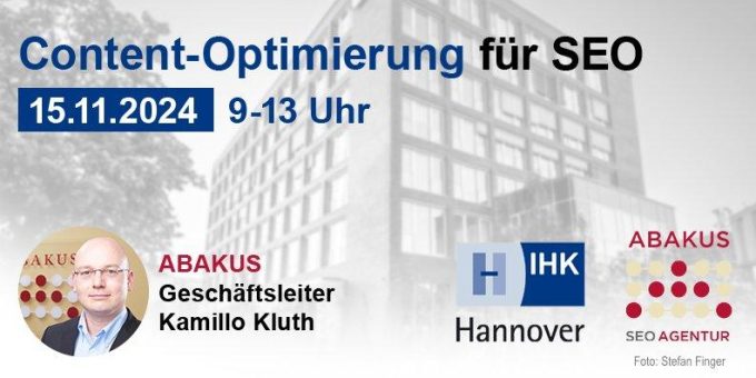 Content-Optimierung für SEO (Seminar | Hannover)