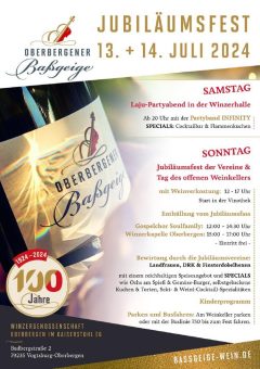 Jubiläumsfest 100 Jahre (Unterhaltung / Freizeit | Vogtsburg im Kaiserstuhl)