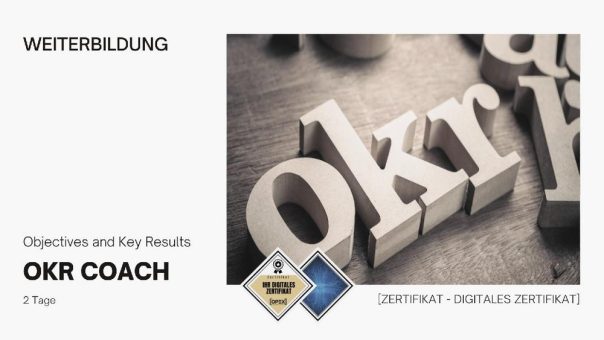 OKR Coach – Objectives and Key Results – Webinar | Online-Schulung (Webinar | Online)