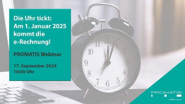 PROMATIS Webinar „e-Rechnung“ (Webinar | Online)