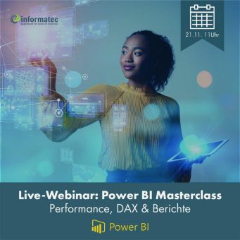 Live-Webinar: Power BI Masterclass: Performance, DAX & Berichte (Webinar | Online)