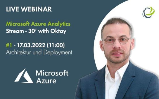 Live-Webinar Microsoft Azure Analytics #1: Architektur und Deployment (Webinar | Online)