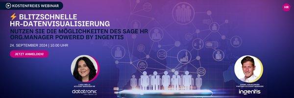 ⚡ Blitzschnelle HR-Datenvisualisierung – Nutzen Sie die Möglichkeiten des Sage HR org.manager (Webinar | Online)