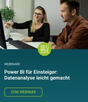 Kostenfreies Webinar „Power BI für Einsteiger – einfaches Berichtswesen in Microsoft Power BI“ (Webinar | Online)