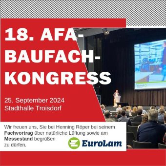 18. AFA Baufachkongress (Messe | Troisdorf)