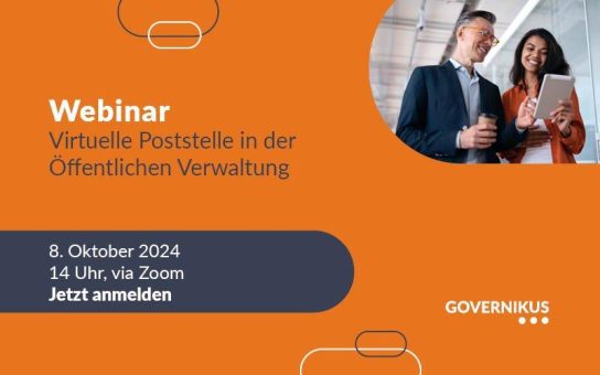 Webinar: Virtuelle Poststelle in der ÖV (Webinar | Online)