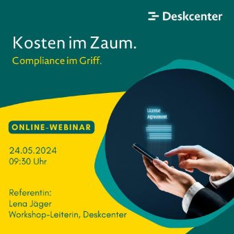 Kosten im Zaum. Compliance im Griff. (Webinar | Online)