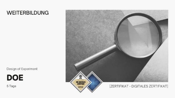 DoE – Design of Experiment | Seminar | Schulung | Training (Seminar | Stuttgart)