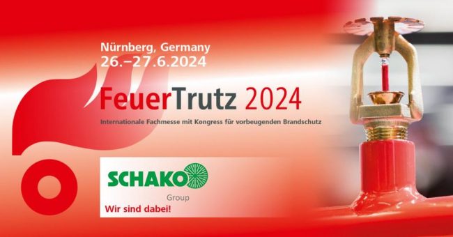 Wir sind dabei! SCHAKO auf der FeuerTrutz 2024 (Messe | Nürnberg)