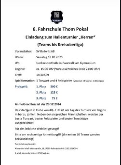 Fußballherrenturnier (Unterhaltung / Freizeit | Pasewalk)