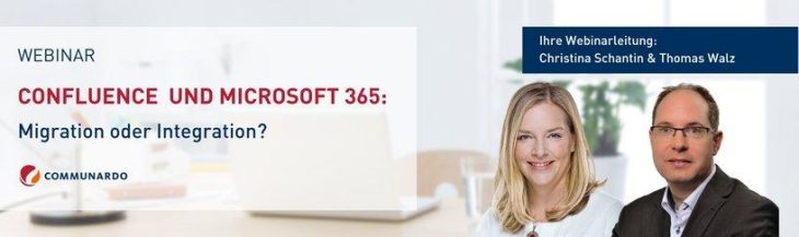 Live Webinar: Confluence und Microsoft 365: Migration oder Integration? (Webinar | Online)