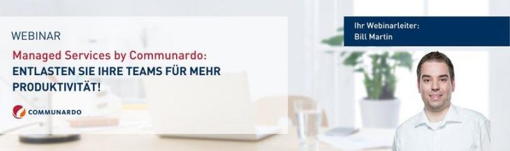 Webinar: Managed Services by Communardo – Entlasten Sie Ihre Teams für mehr Produktivität! (Webinar | Online)