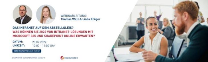 Live Webinar: Das Intranet auf dem Abstellgleis? – Was können Sie 2022 von Intranet-Lösungen mit Mic (Webinar | Online)